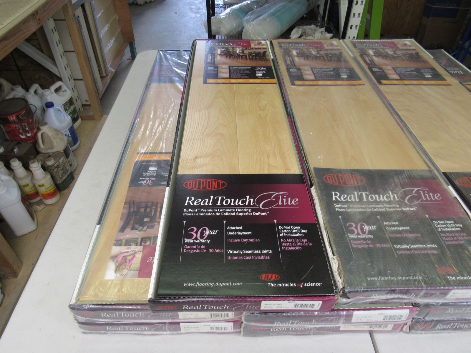 DuPont Real Touch Elite Premium Laminate Flooring Lot of 11 Boxes Maple