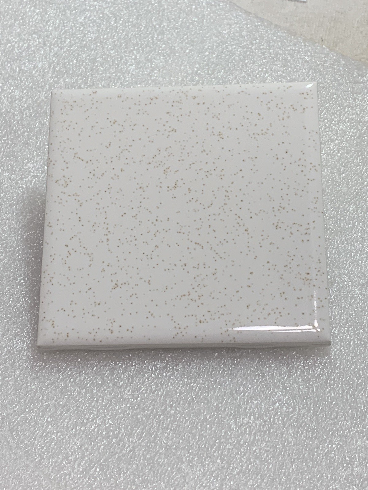 New Vintage American Olean Ceramic tile #48 Goldmist Glossy 4 1/4″