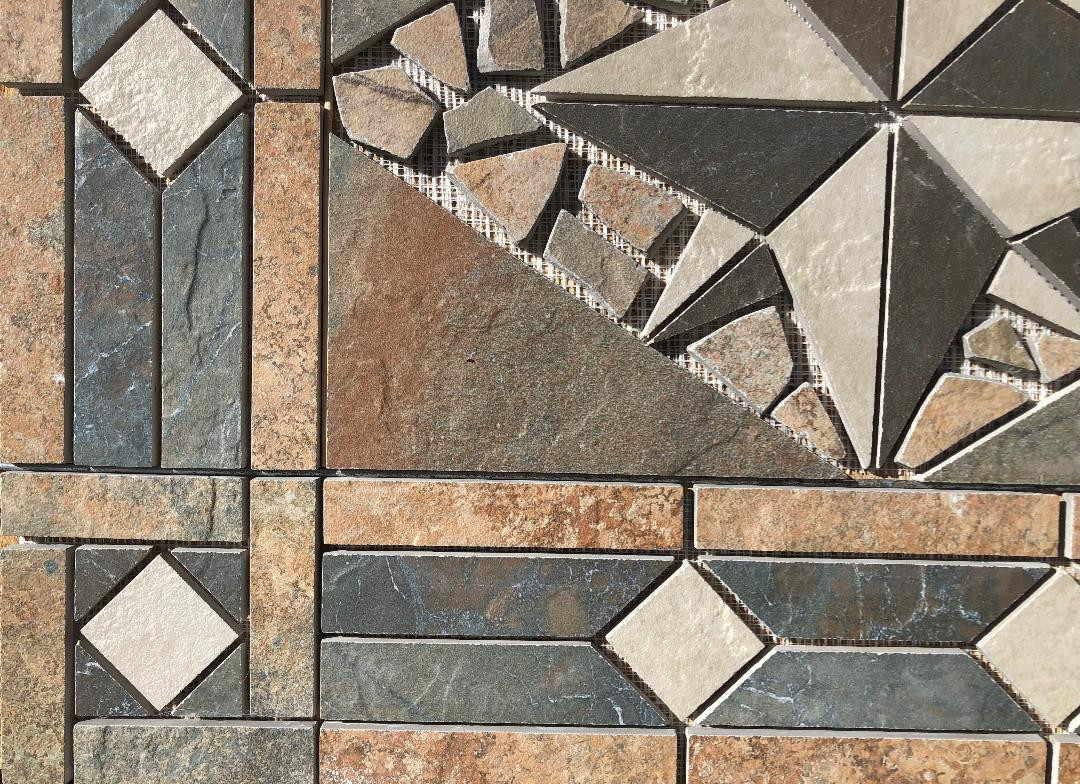 31 5/8″ x 21 5/8″ Tile Medallion – Daltile Ayers Rock tile series