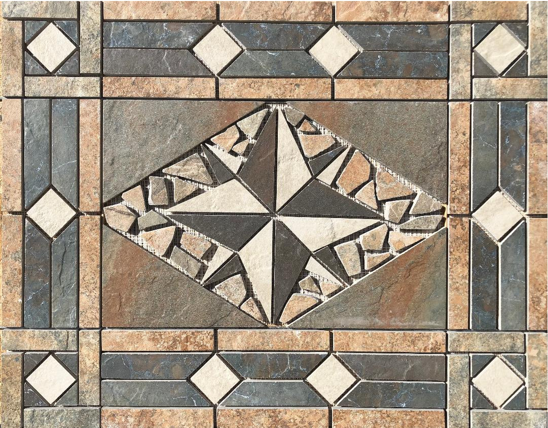 31 5/8″ x 21 5/8″ Tile Medallion – Daltile Ayers Rock tile series
