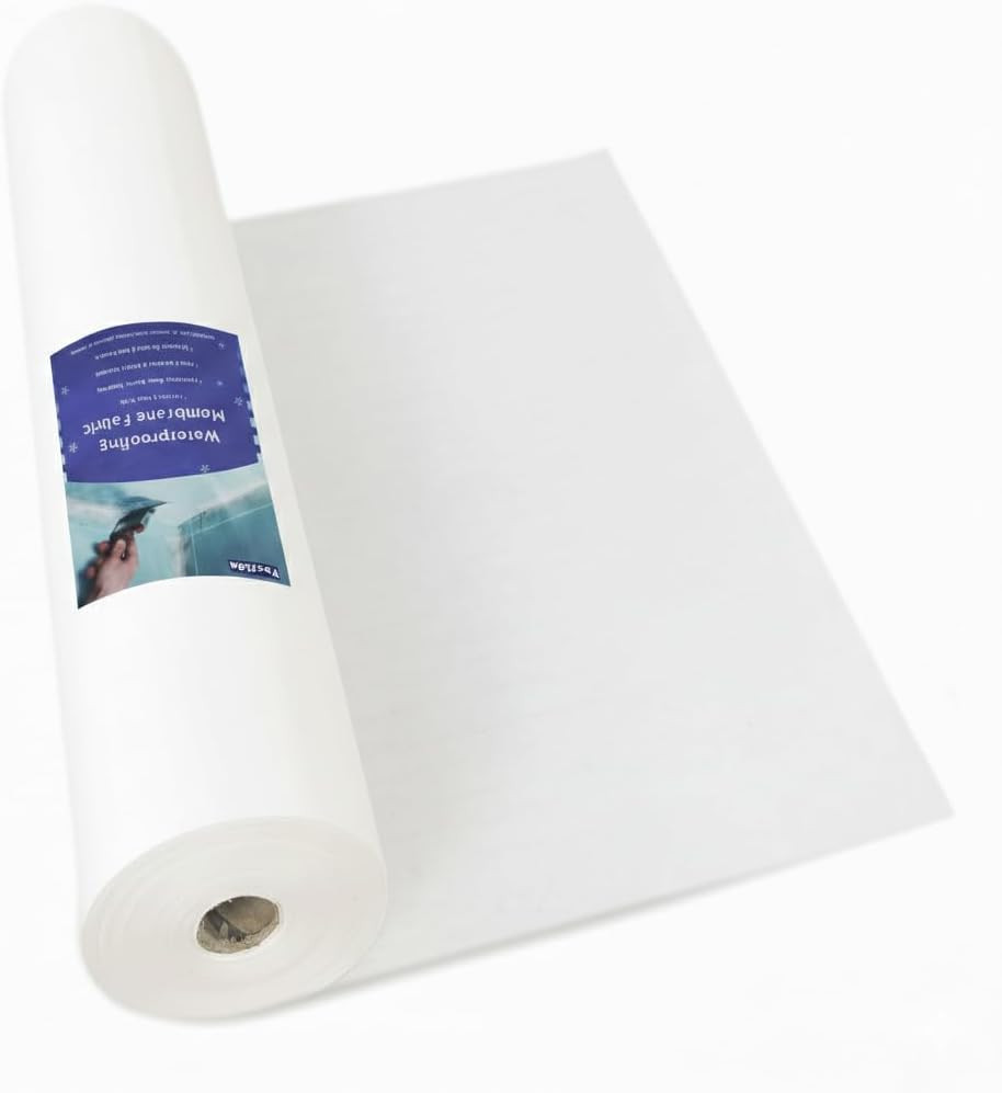 6 Inches X 328 Feet Waterproofing Membrane anti Fracture Fabric, Reinforcing Wat