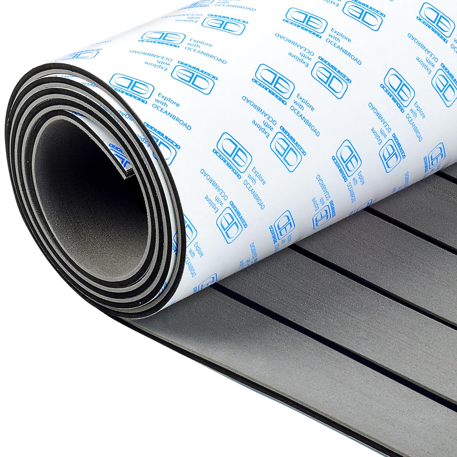 Boat Flooring EVA Foam SelfAdhesive 48”x16.8” Faux Teak Marine Boat Decking…