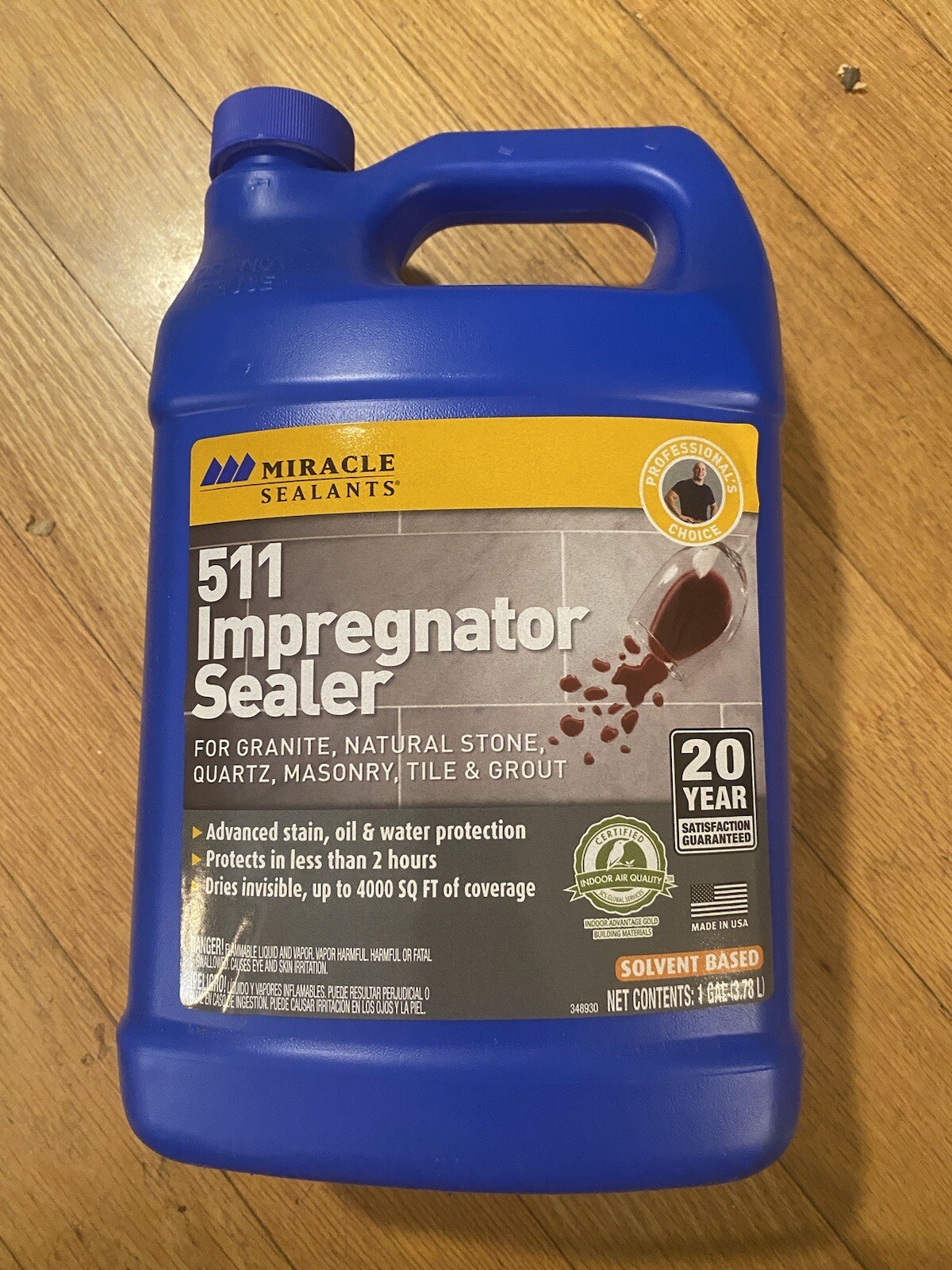 Miracle Sealants 511GAL4 511 Impregnator Sealer, one Gallon, Clear