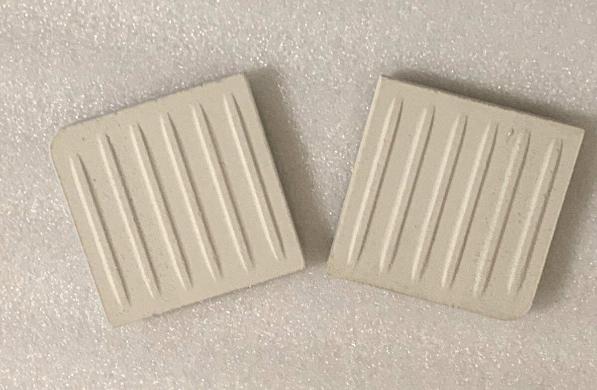 New Florida Pearl#719 Matte 2″ x 2″ Flat Surface Bullnose Corner *Shade 555*