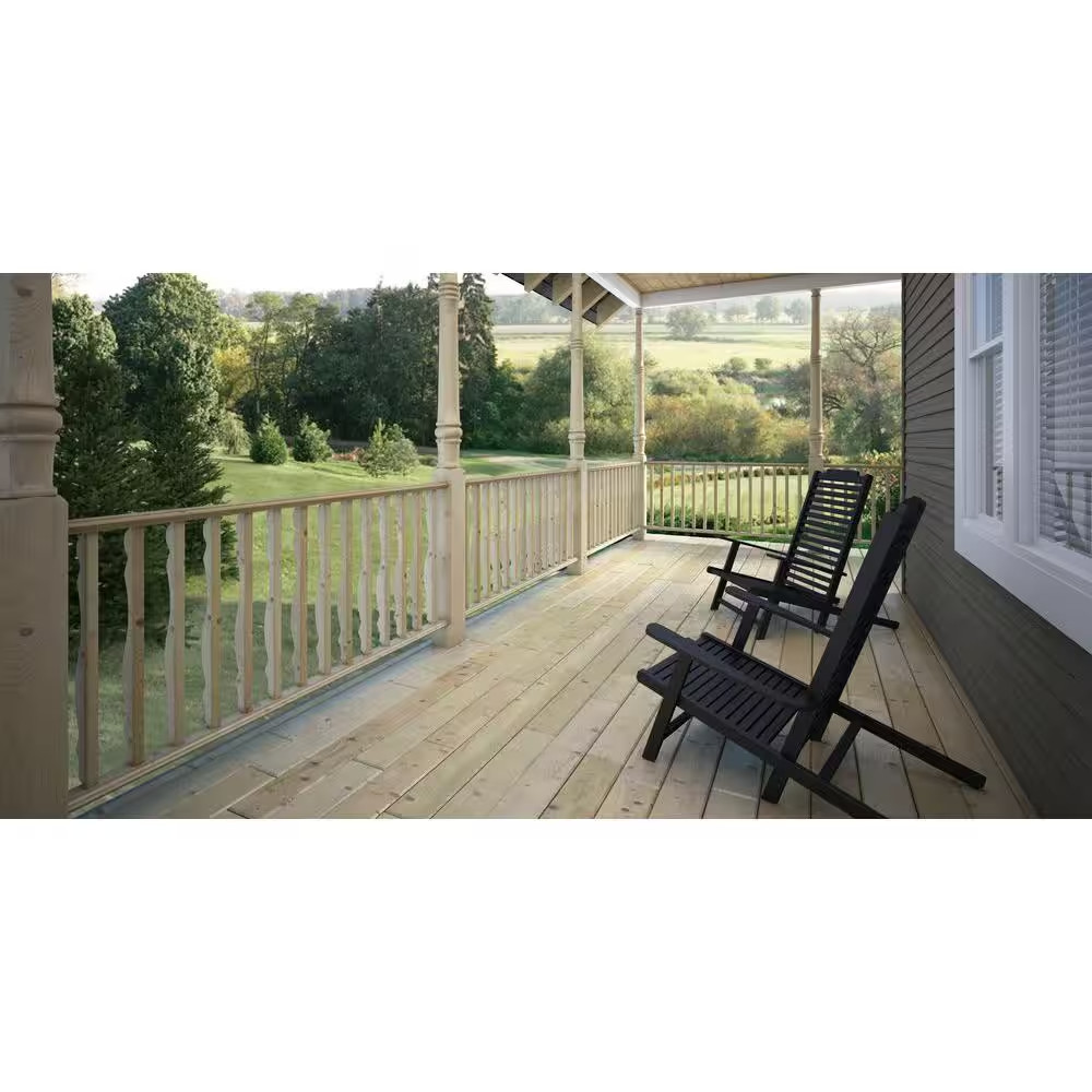 2 In. X 4 In. X 6 Ft. Pressure-Treated Routed Hand Rail (4-Pack)