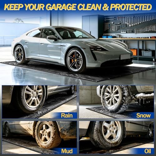 Waterproof Garage Floor Mat for SUVs & Trucks – 7’9″ x 18′ – Easy to Clean
