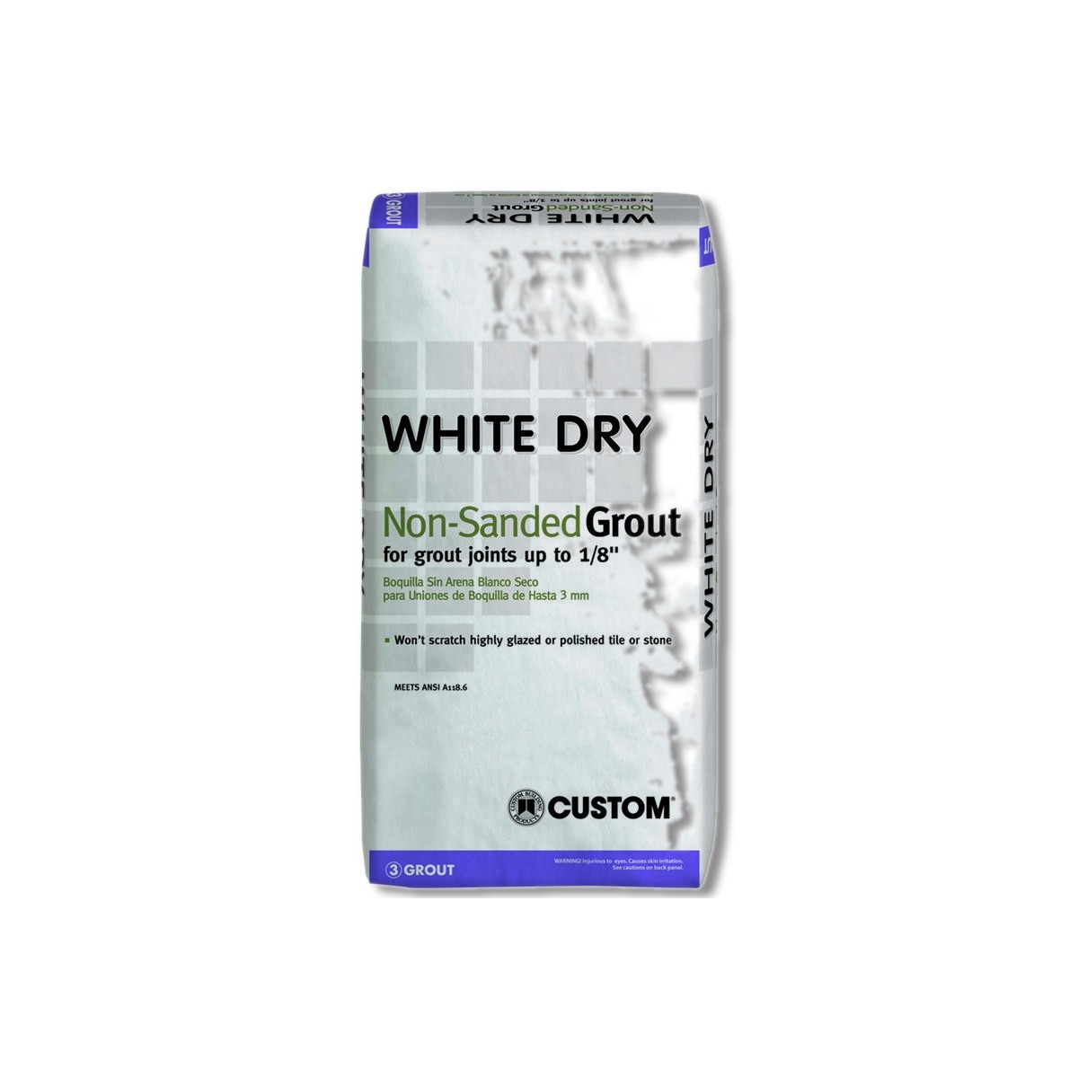 Custom Building Products White Dry Indoor and Outdoor White 25 lb WDG25