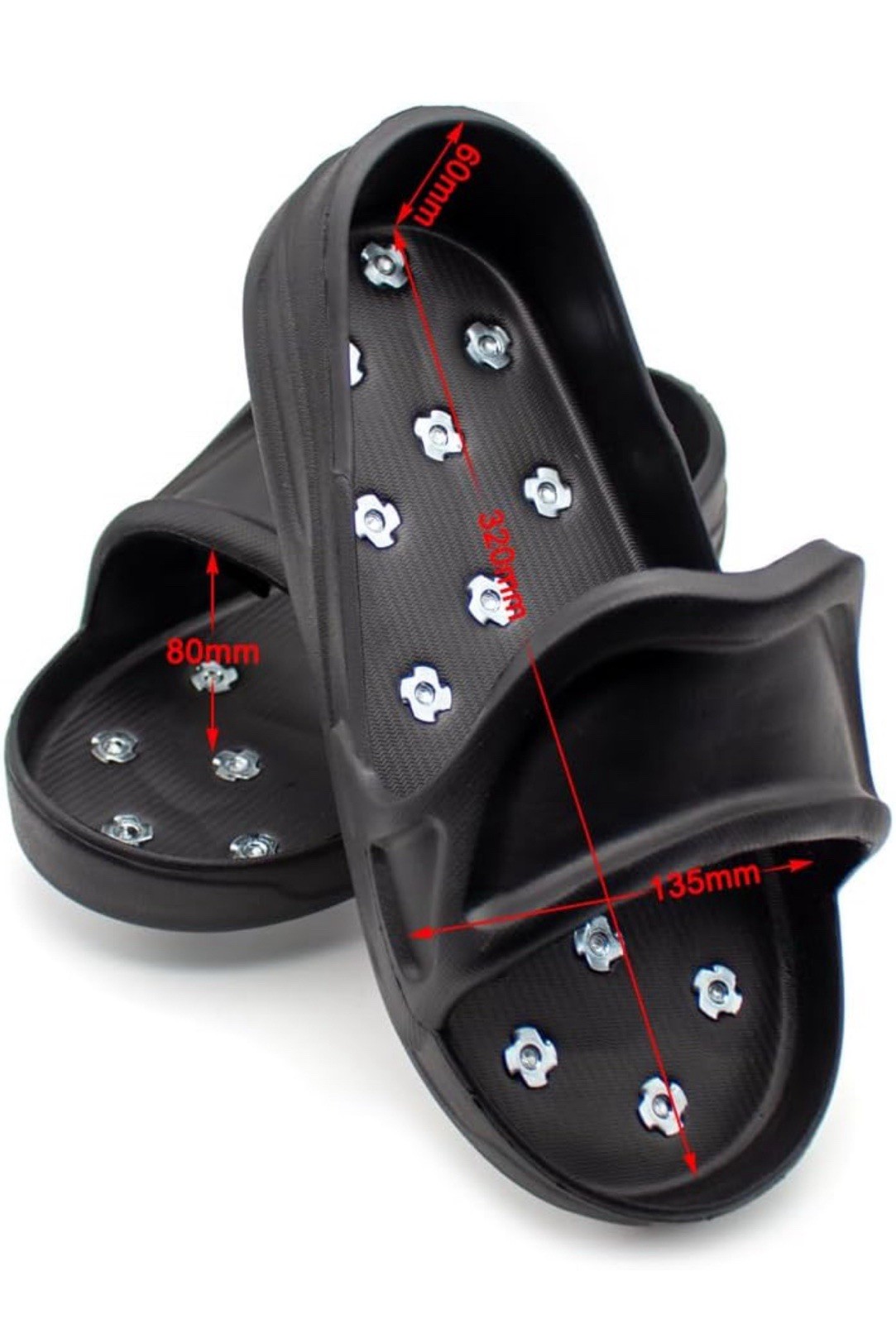 1 Pair Flexible Spiked Shoes for Epoxy Floor Coating Epoxy Paint Self-Leveling
