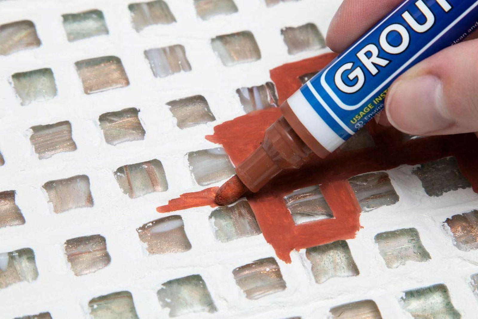 Grout Pen Terracotta Tile Paint Marker: Waterproof Tile Grout Colorant Pen