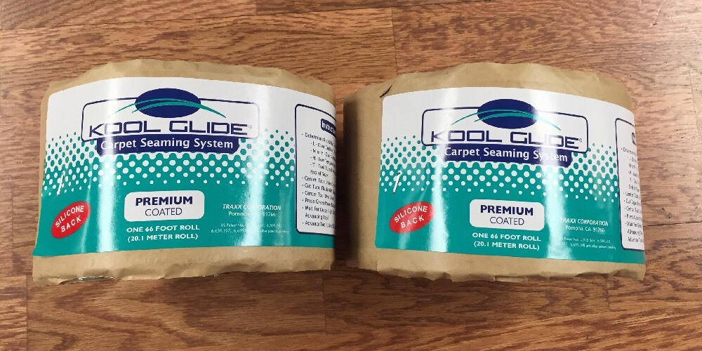 2 Rolls Kool Glide Carpet Seam Tape