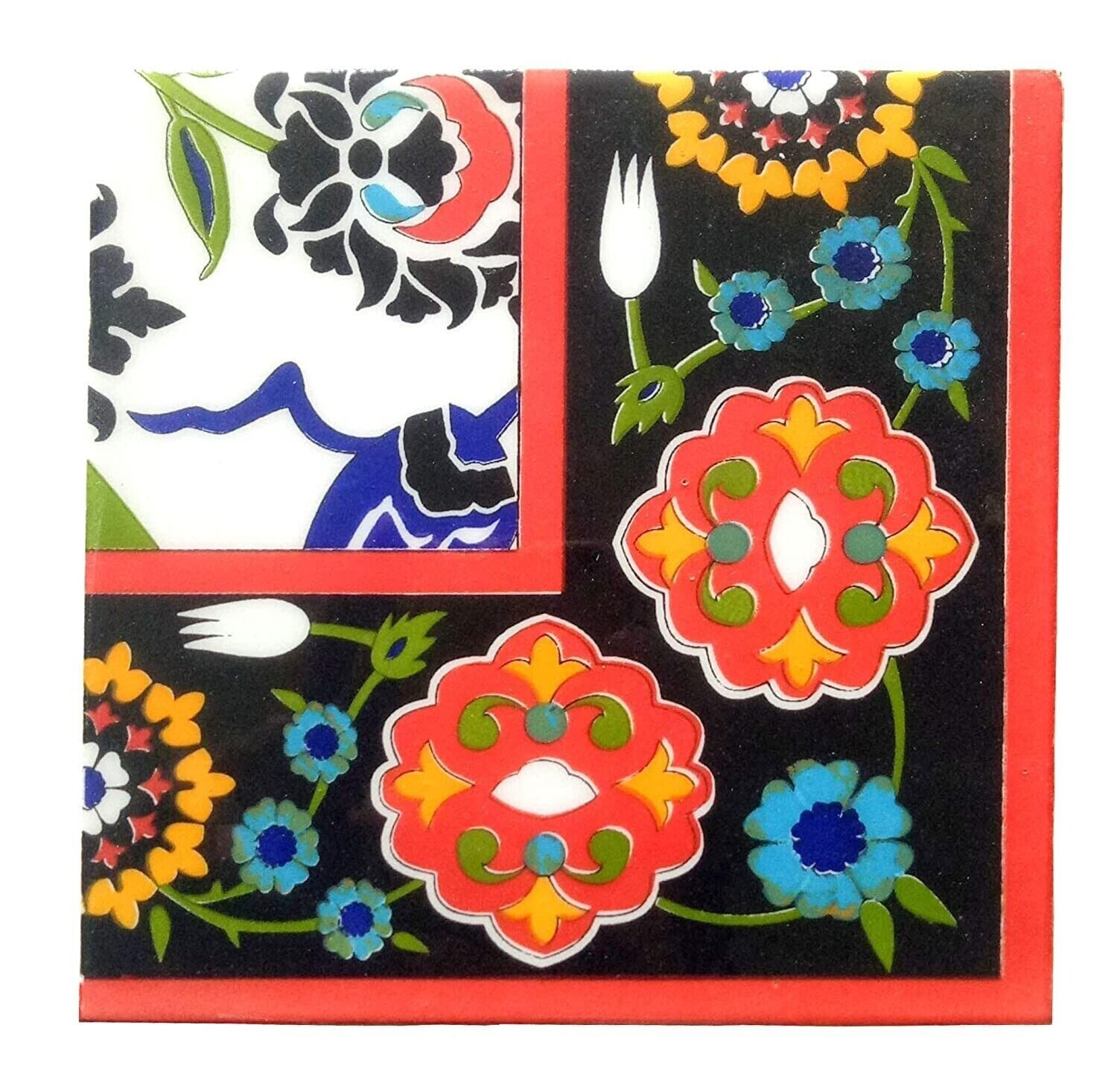 Home Decor Wall Mural Mosaic Tiles Ceramic Handmade Wall Tiles 6X6” Pack Of 6