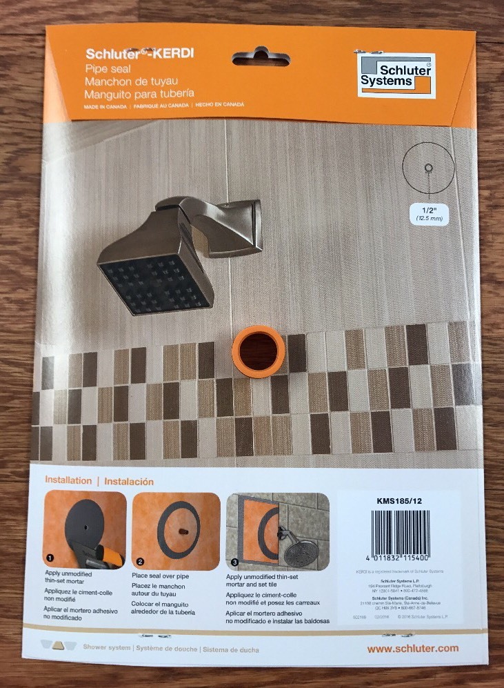 Schluter Kerdi Pipe Seal 1/2″