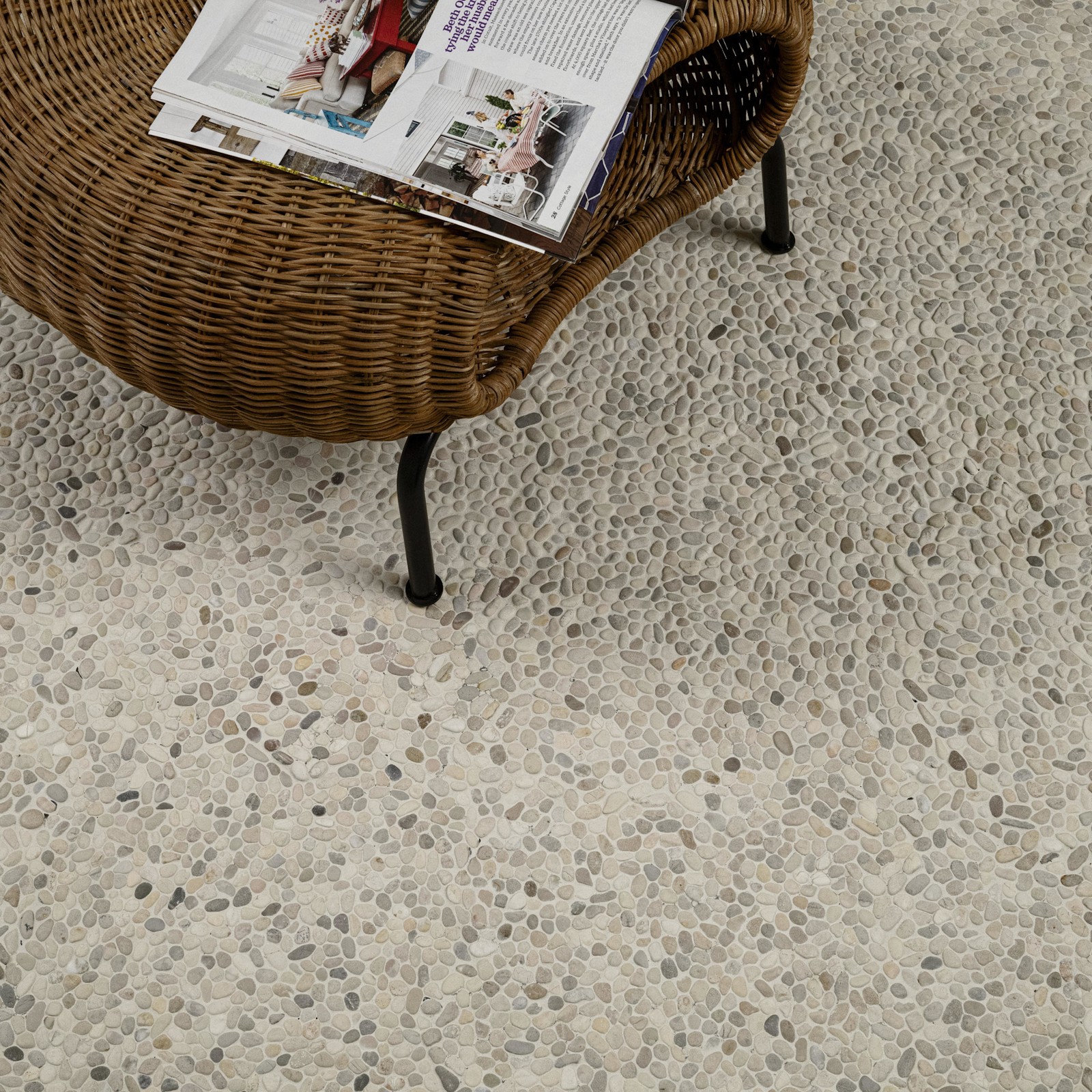 Ackland AKM-S-MA12X12PBT-CA Marvella – 12″ x 12″ Marble and – Timber Cut