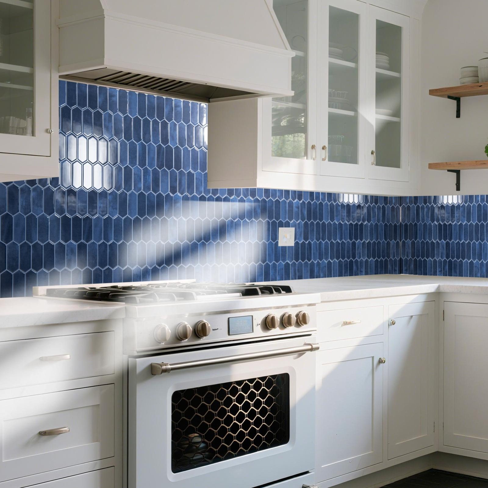 10pcs Peel and Stick Backsplash Thickened Tiles, 12”x12”, Cover 10 Sq.Ft.
