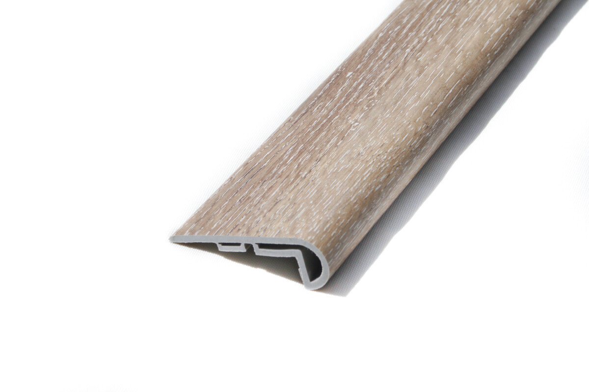 Truro Luxury Vinyl SPC Plank With 1mm IXPE Rubber Pad Sample