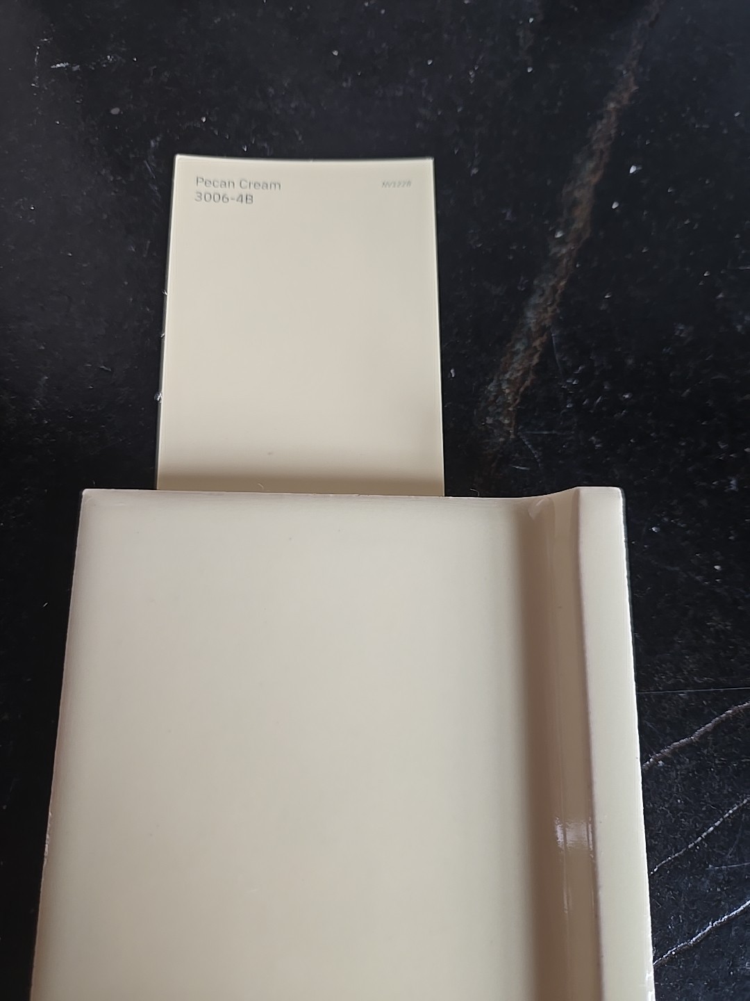 Vintage Cove Base Yellow Tile NOS Florida Tile 6 1/8″ X 3 7/8″
