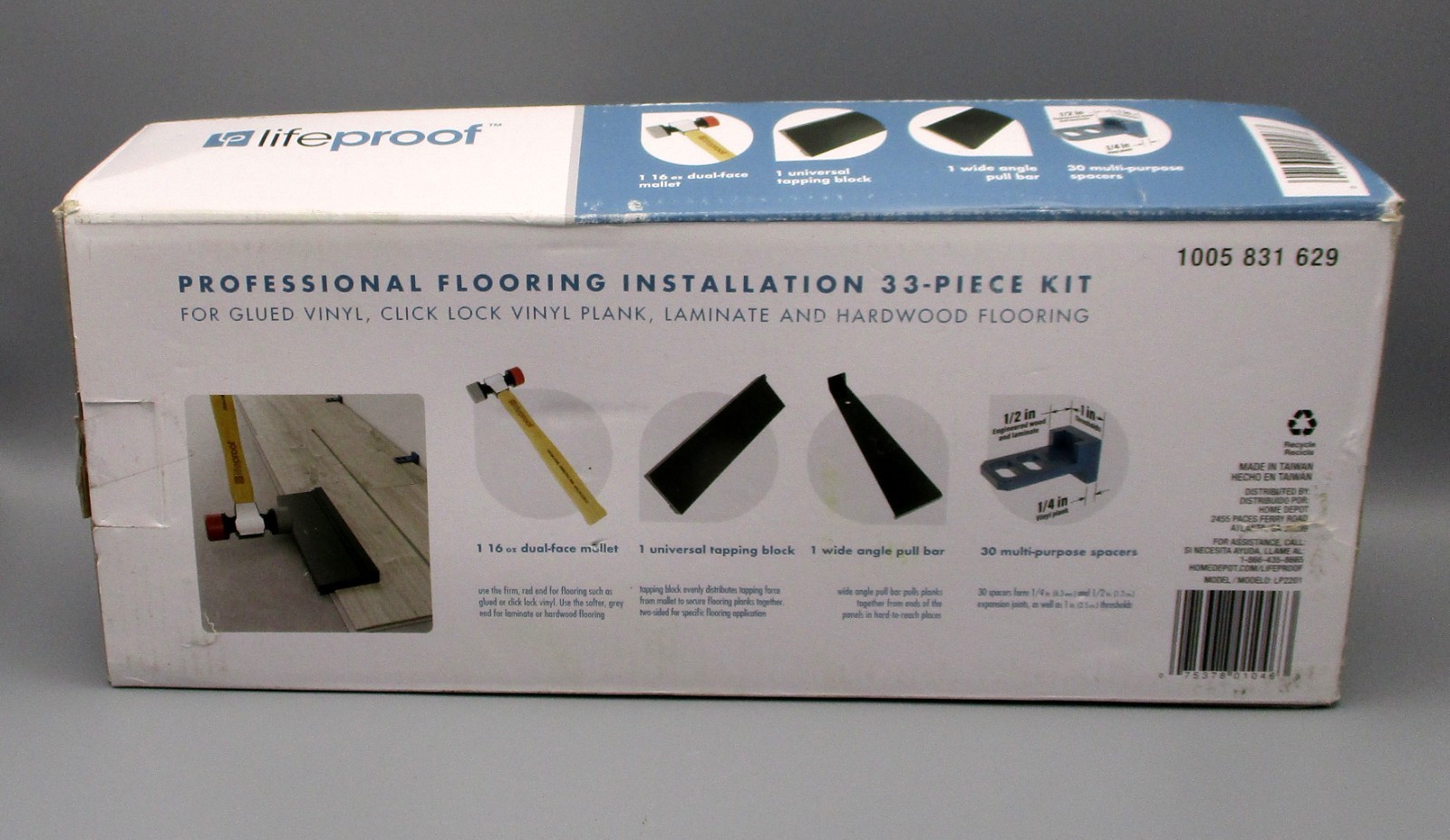 Lifeproof Professional Flooring Installation 33 Piece Kit Model #LP2201