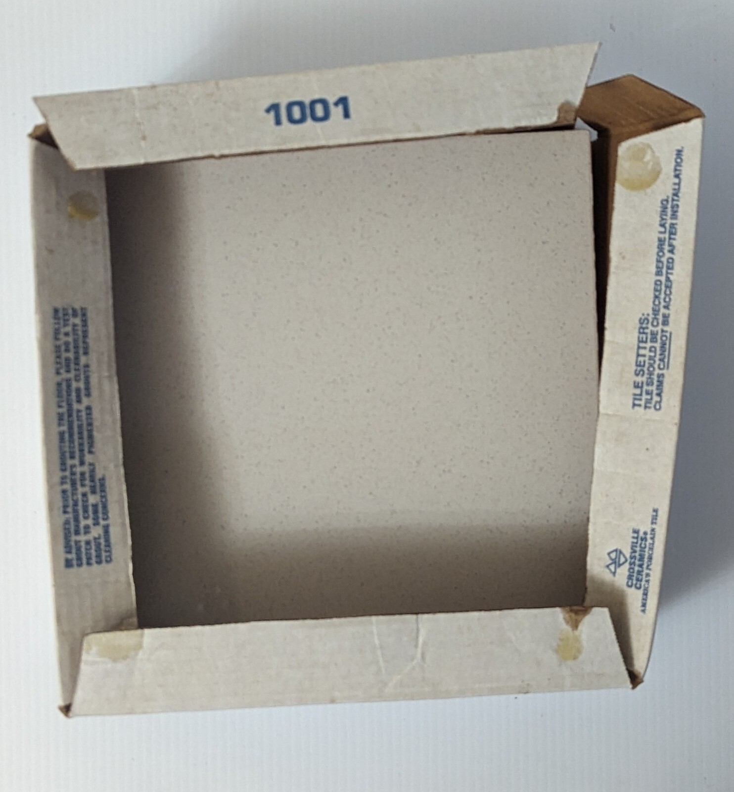 Crossville Ceramics 12×12 Beige W/Speckles Tile Color A291 Shade 4- 4 Total tile