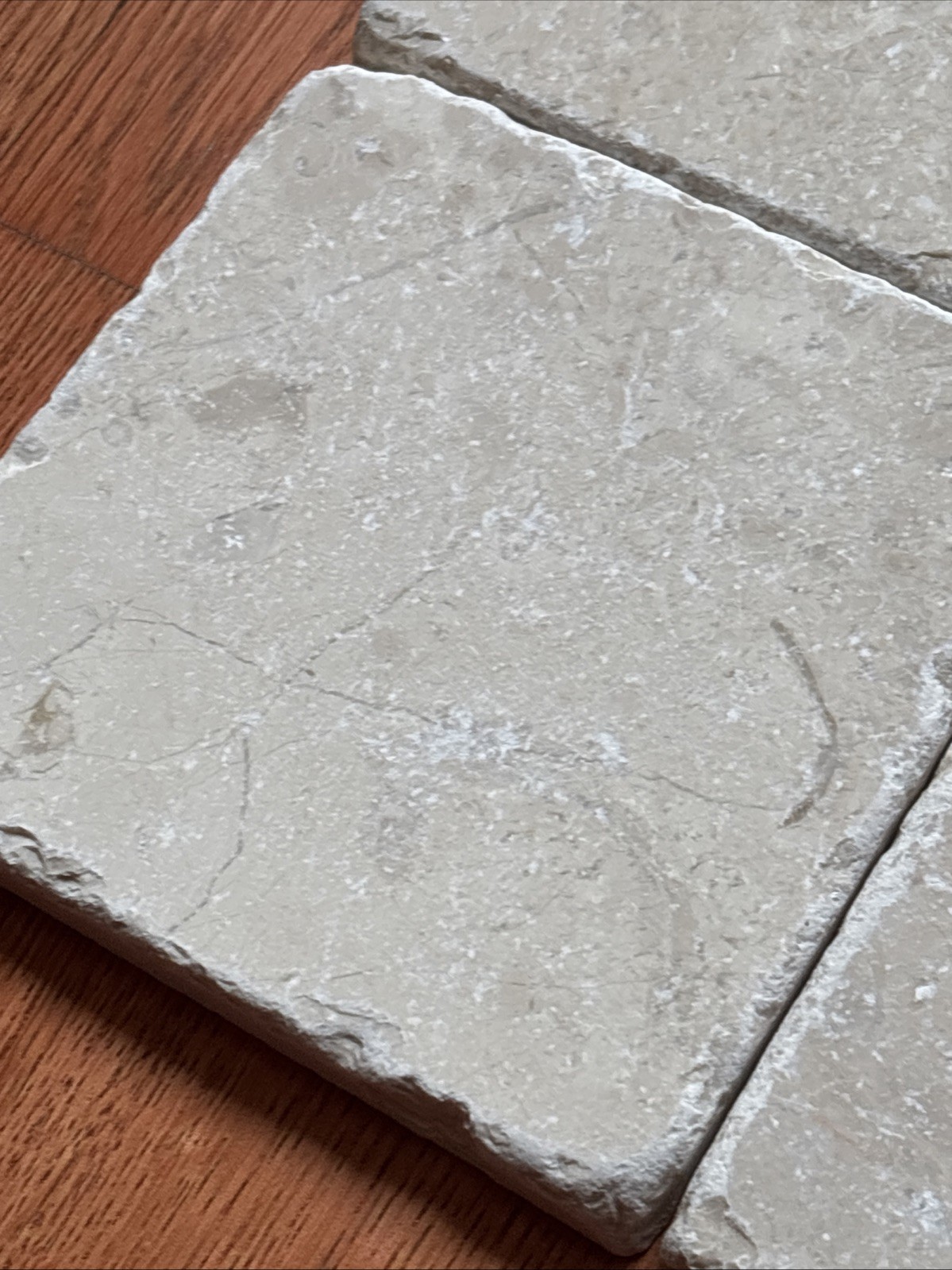 4”x4” Crema Tumbled Travertine Mosaic Tile (Sold By 20 PIECES)
