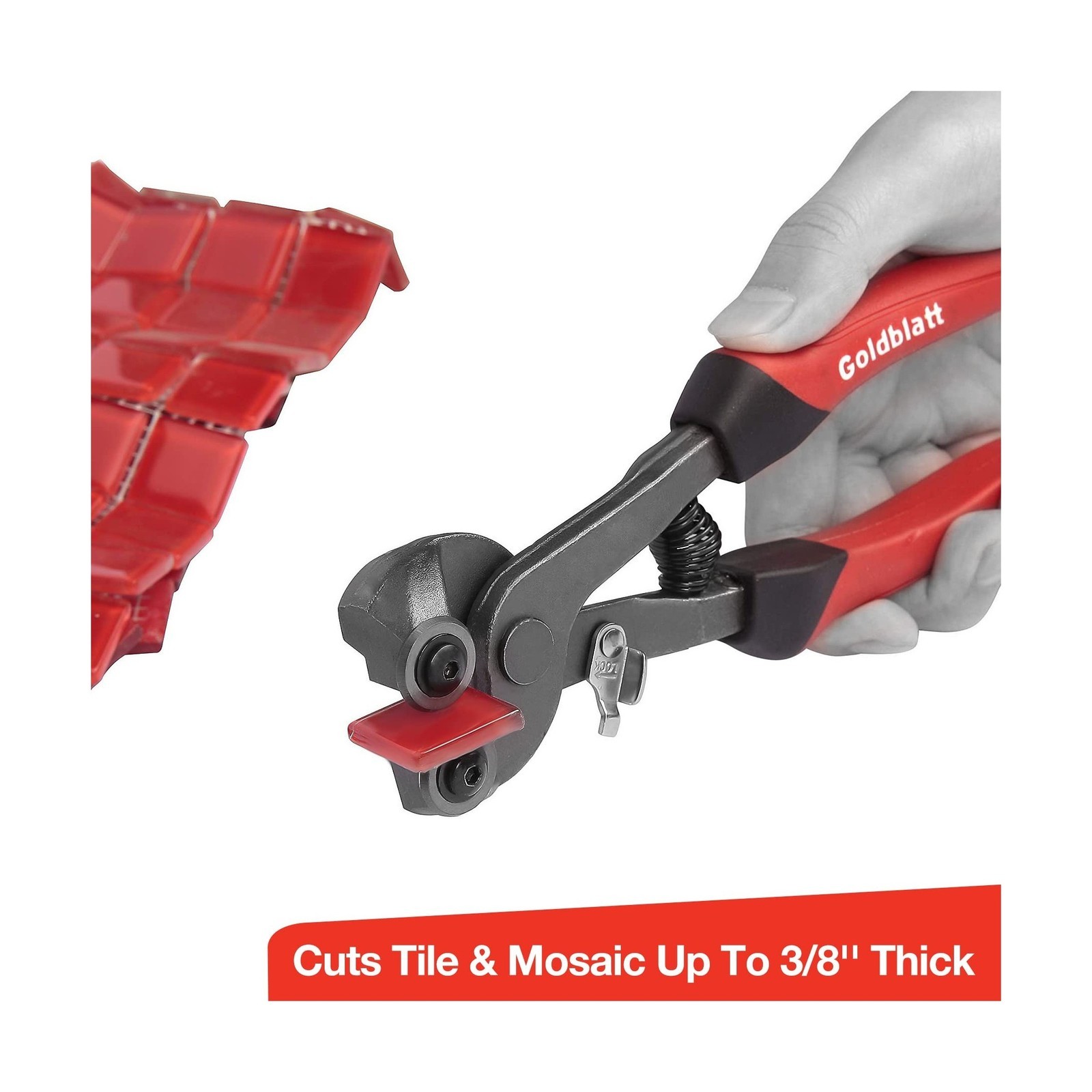 2-Piece Glass & Ceramic Tile Nipper Set, Wheeled & Heavy Duty Pliers