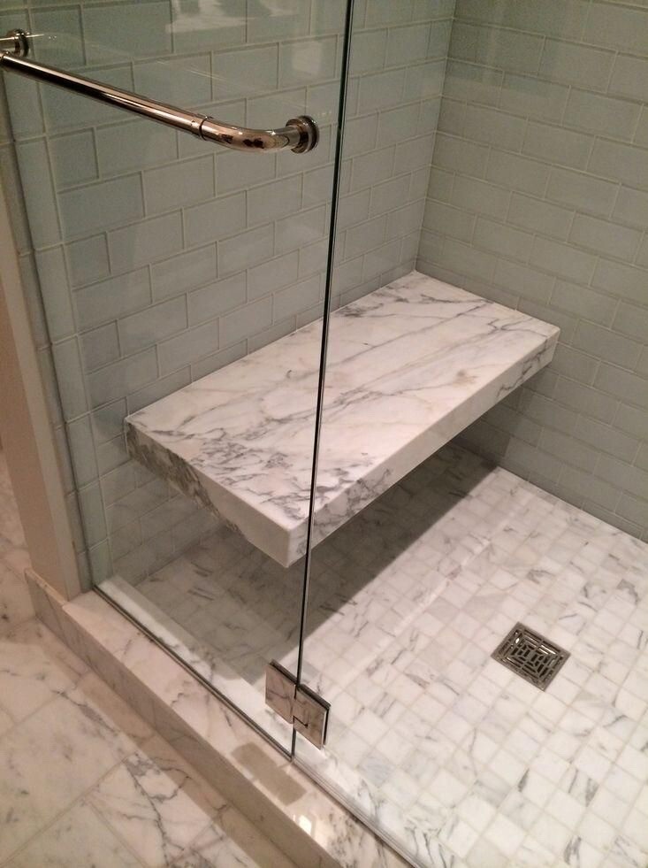 Floating Shower Bench – Kerdi-Board 2″ – L36xW16xH2” – Support: walls + bracket