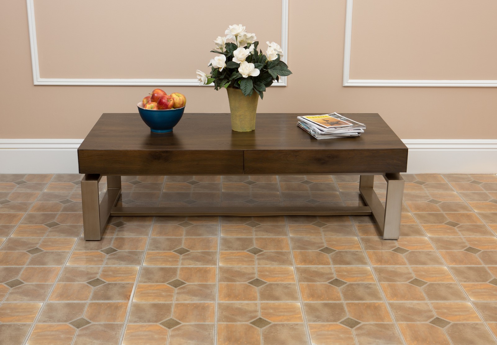Sterling Rustic Slate 12×12 Self Adhesive Vinyl Floor Tile – 45 Tiles/45 sq. Ft
