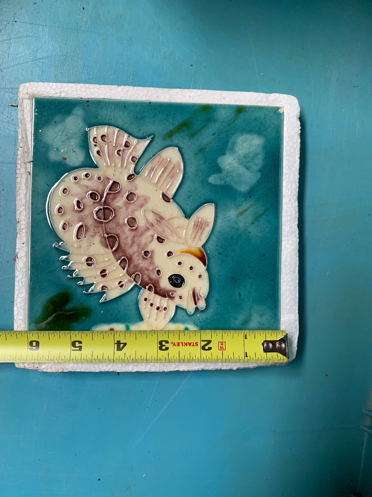 Tropical Fish Ceramic Tile Qty 9 of 6″ x 6″ Back Splash Decor