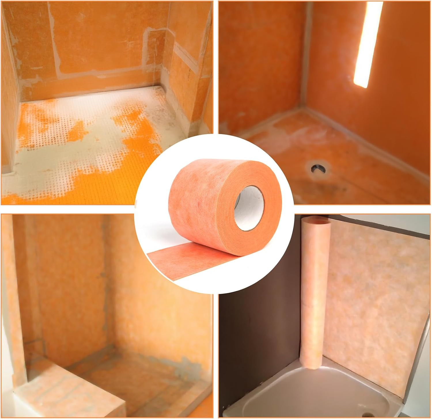 Professional Waterproof Membrane for Shower,5In X 100Ft(42 Sq Ft), Superior Wate