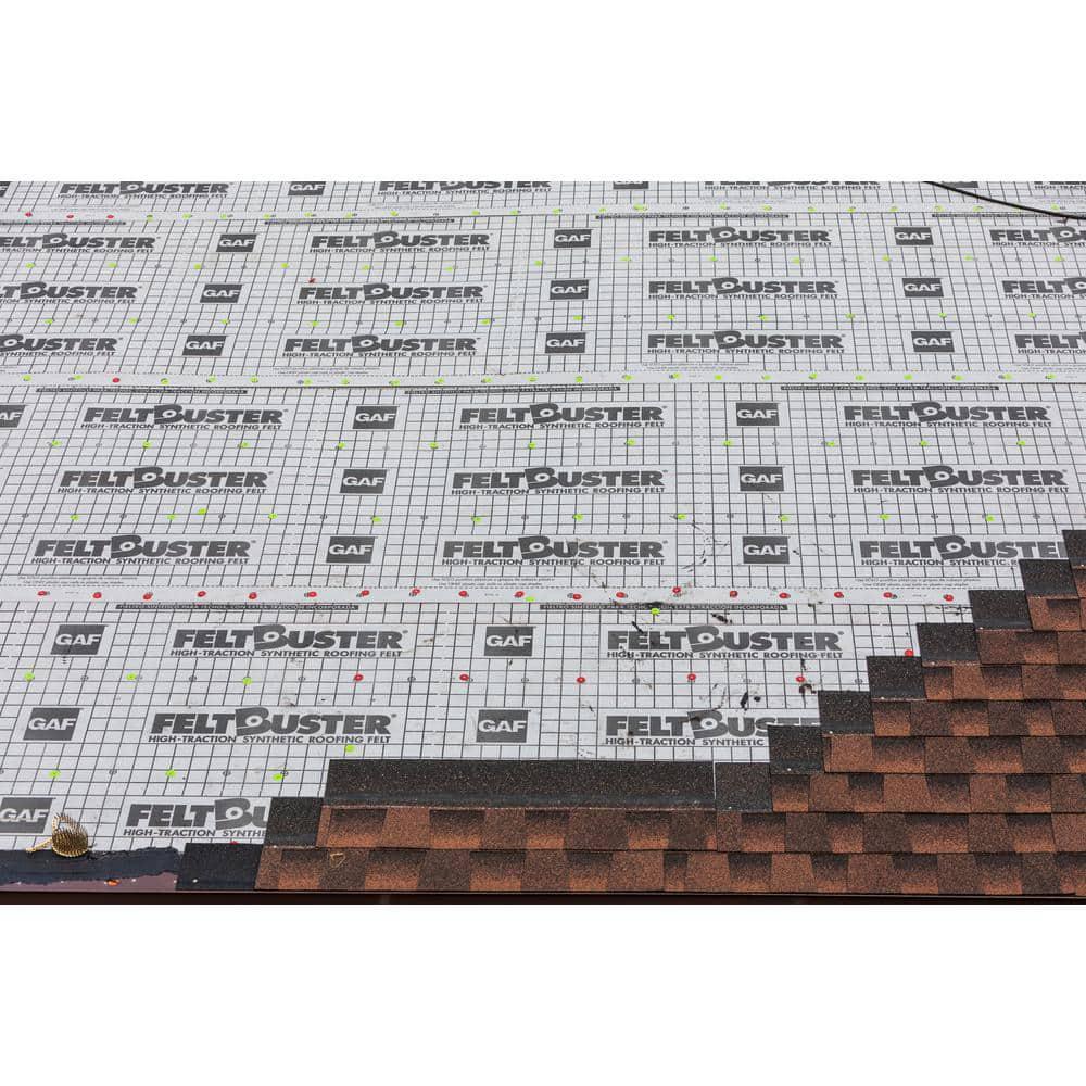 GAF Roofing Underlayment Roll FeltBuster Synthetic Tear-Resistant 1000 sq. ft.