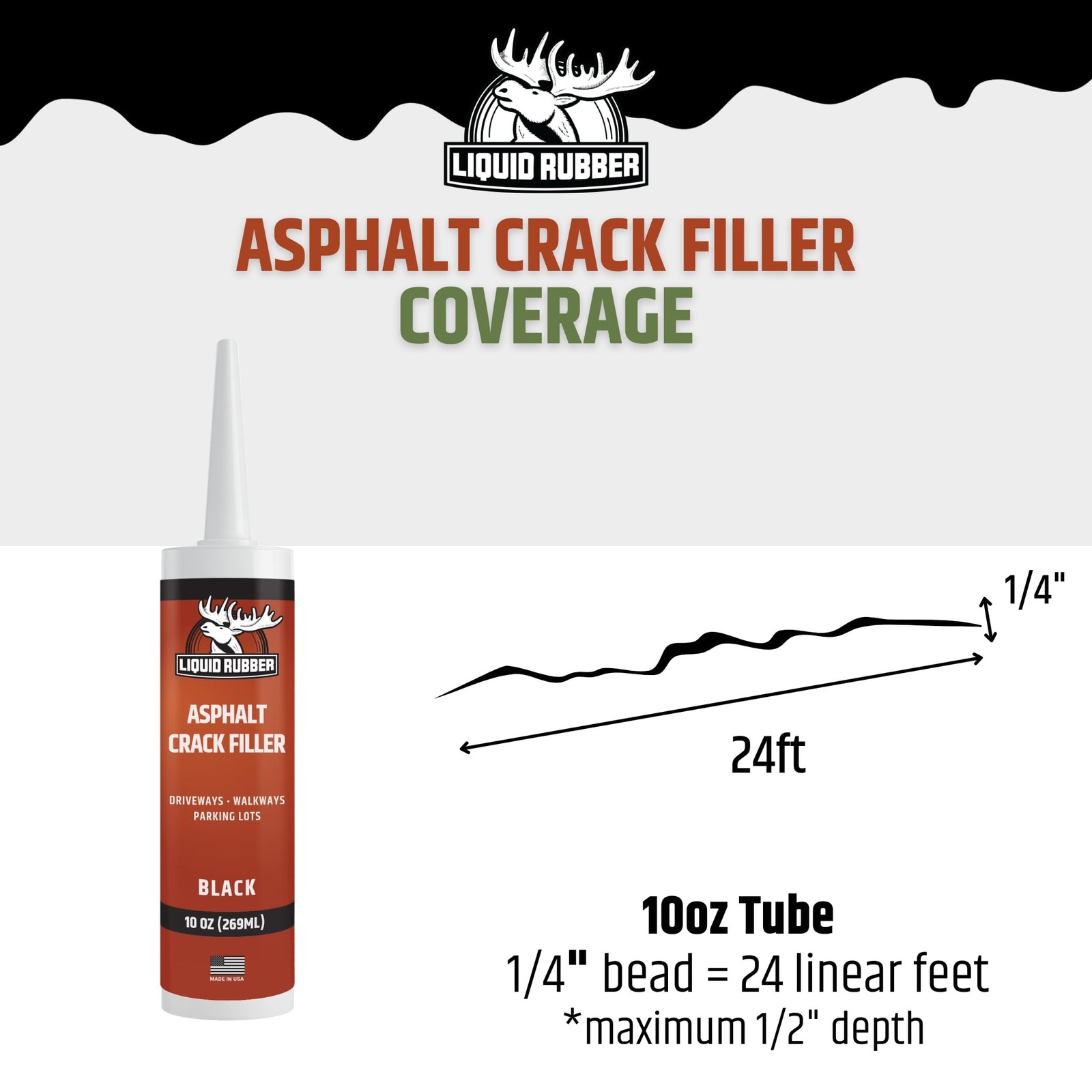 Liquid Rubber Asphalt Crack Filler – Professional-Grade Self-Leveling Waterpr…
