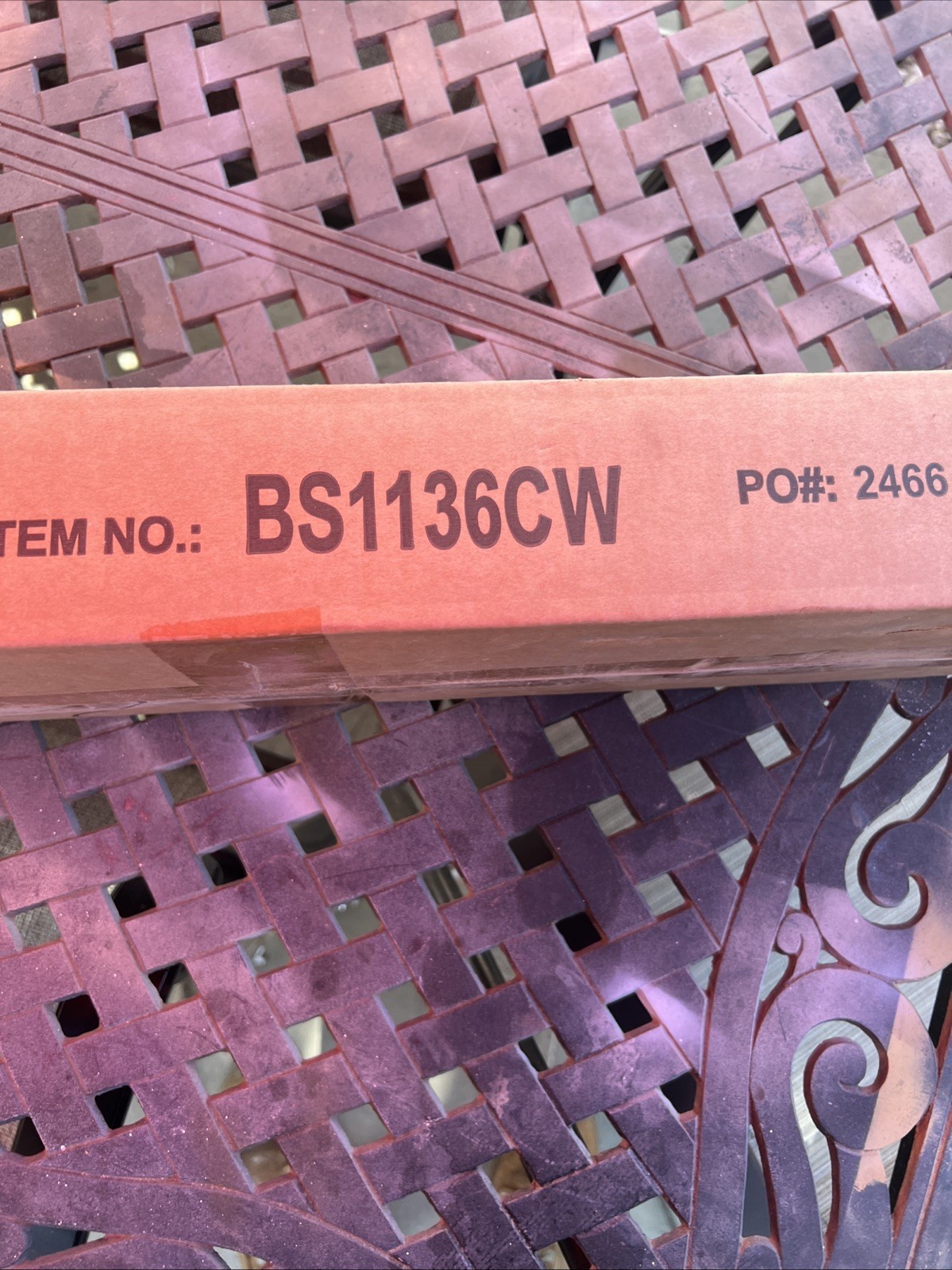 36 Inch Marble, Backsplash Brand New Sealed Factory Part# BS1136CW ￼