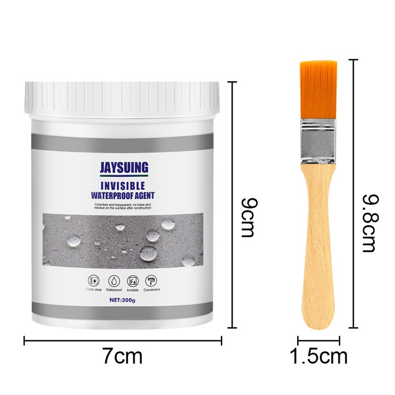 30/100/300G Home Roof Bath Invisible Waterproof Anti-Leakage Agent+Brush