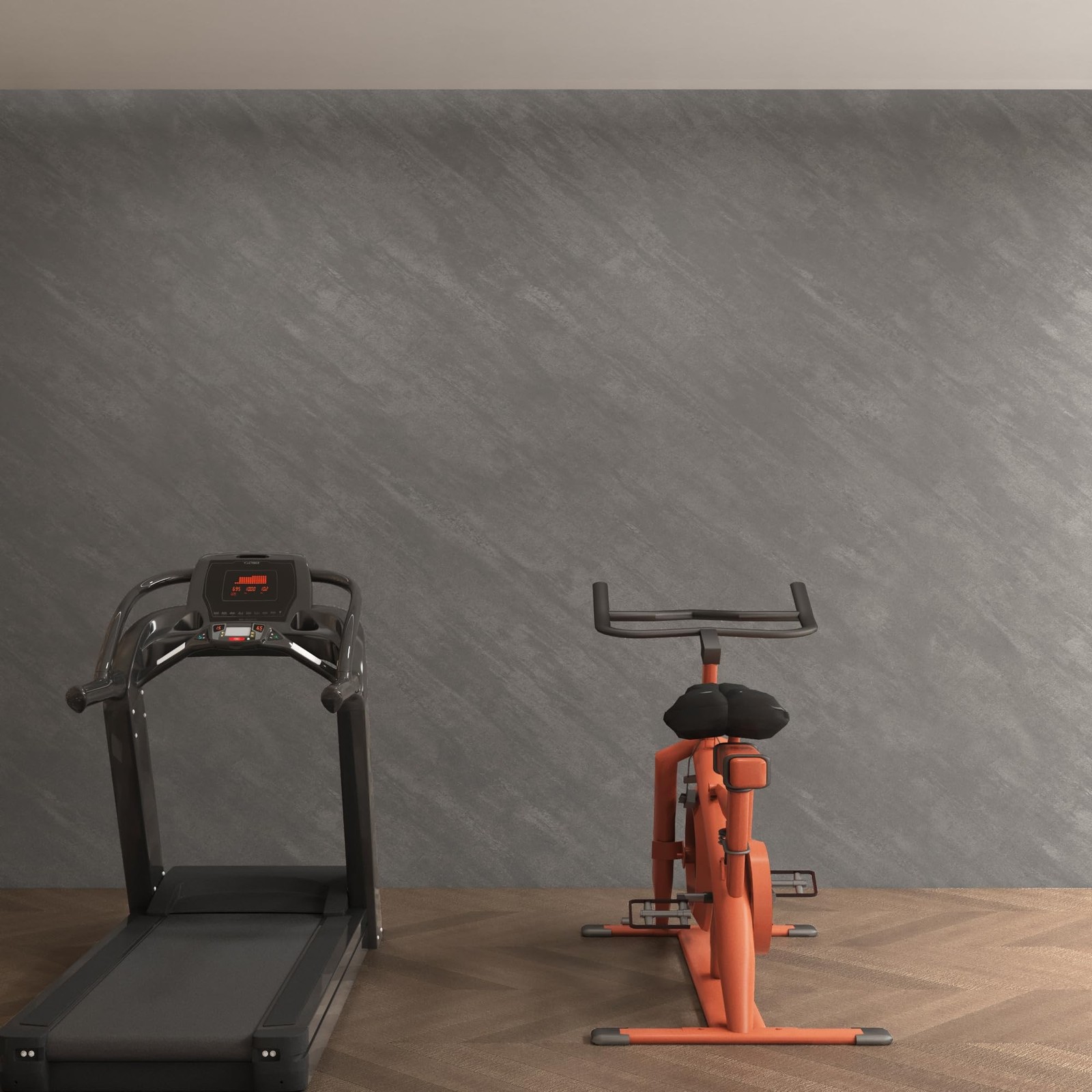 3yecao 16″×591″ Large Size Grey Concrete Wallpaper Peel and Stick 3D Thick