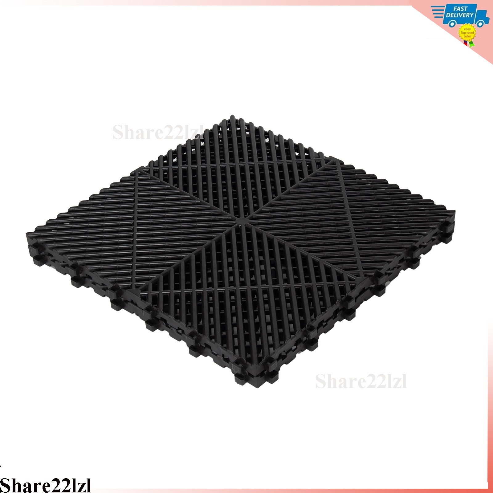 Garage Floor Tiles Interlocking Flooring Tiles 15.75×15.75”/ 40 x 40 cm 25Packs