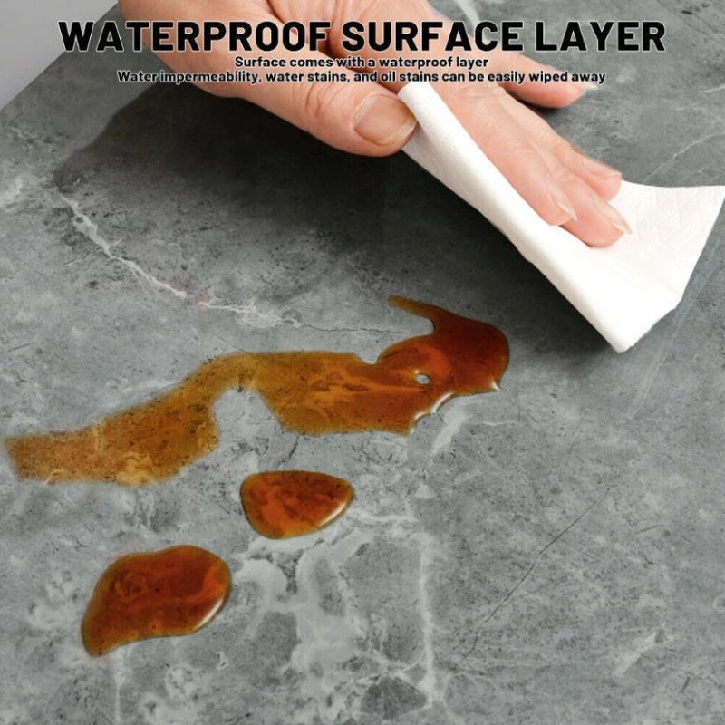 20x Peel & Stick Backsplash Tiles 12×24″ Faux Marble Self-Adhesive Wall Tile PVC