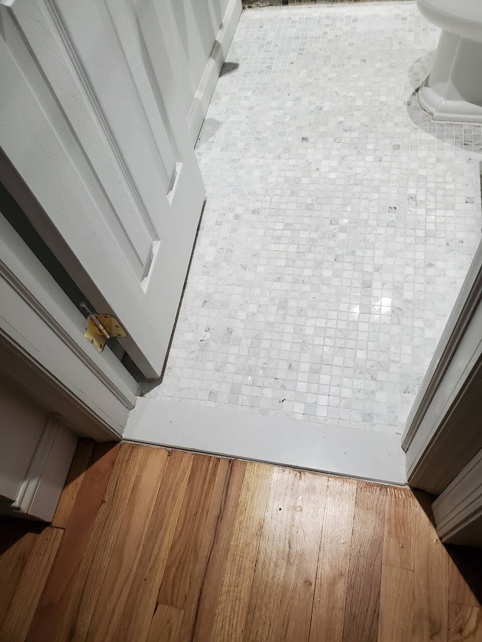 C23XP Carrara White Marble 3/4×3/4 Square Mosaic Tile Polished Venato Bianco