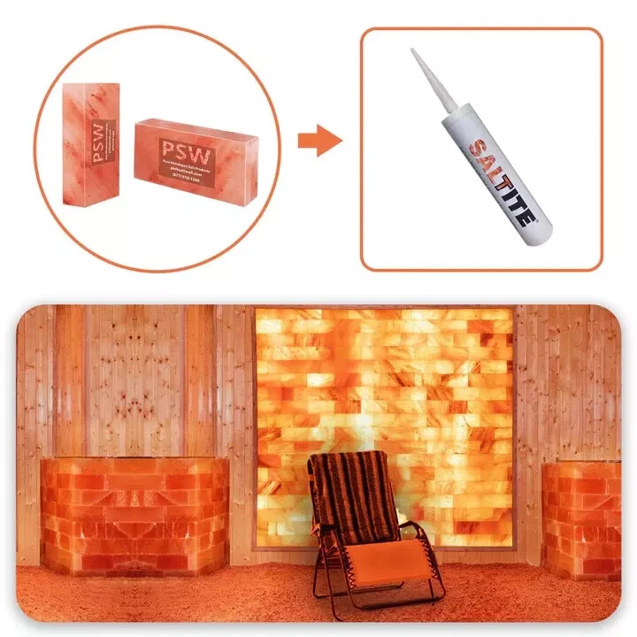 Himalayan Salt Tiles Pack of 24 Size 8x4x0.75 For Sauna & Home Improvement
