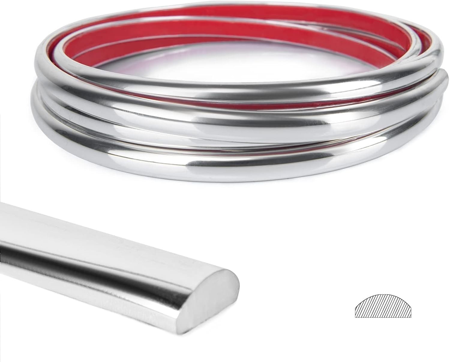 10 Ft Peel and Stick Stainless Steel Trim – Effortless Backsplash Upgrade