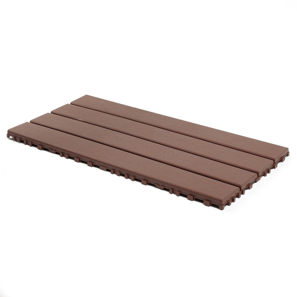 22 pieces of outdoor terrace deck tiles, DIY interlocking decking floor tiles
