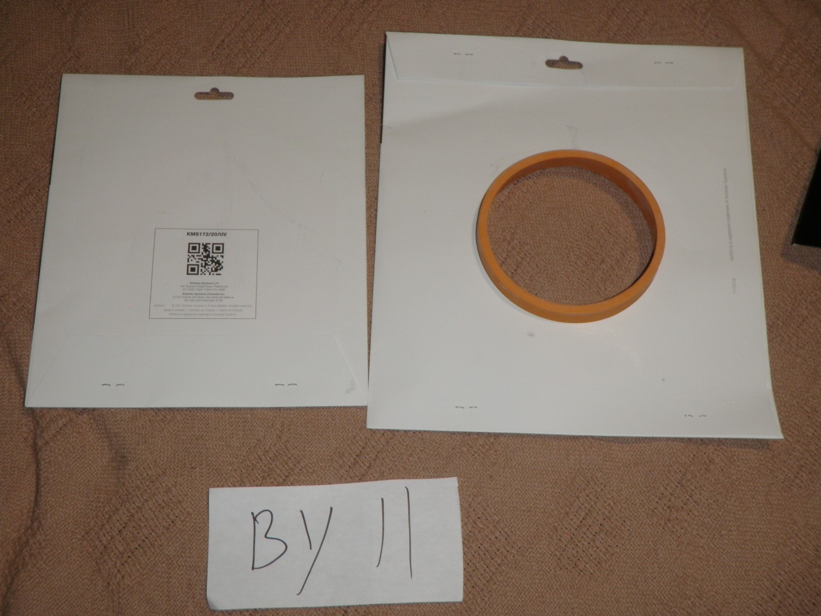 Schluter KERDI Pipe Seal 3/4” and Mixing Valve Seal 4-1/2″ Pair