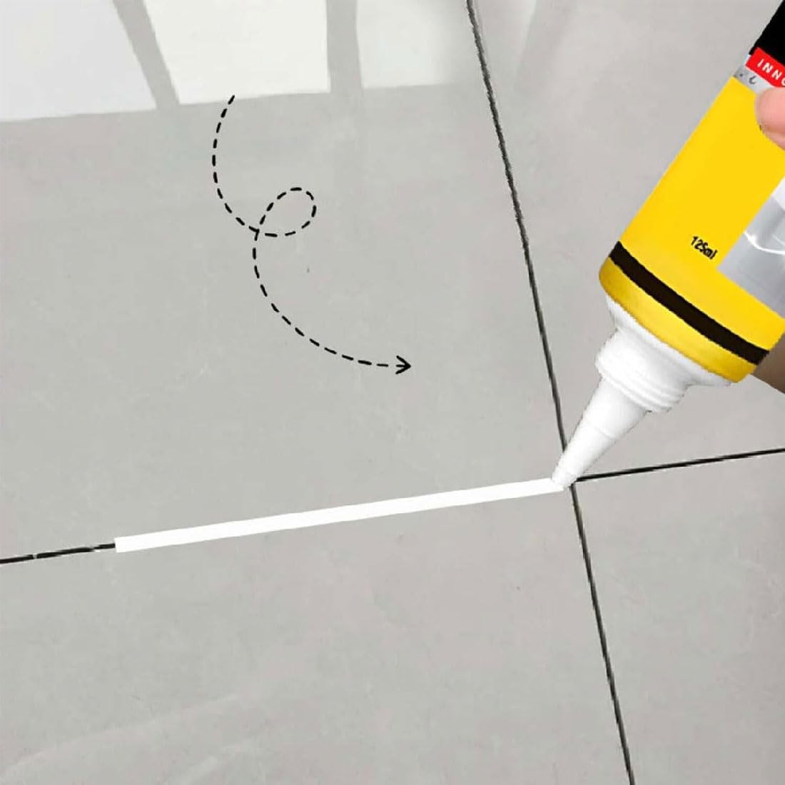 Multifunctional Waterproof White Caulk with Scraper, Waterproof Caulk Sealant
