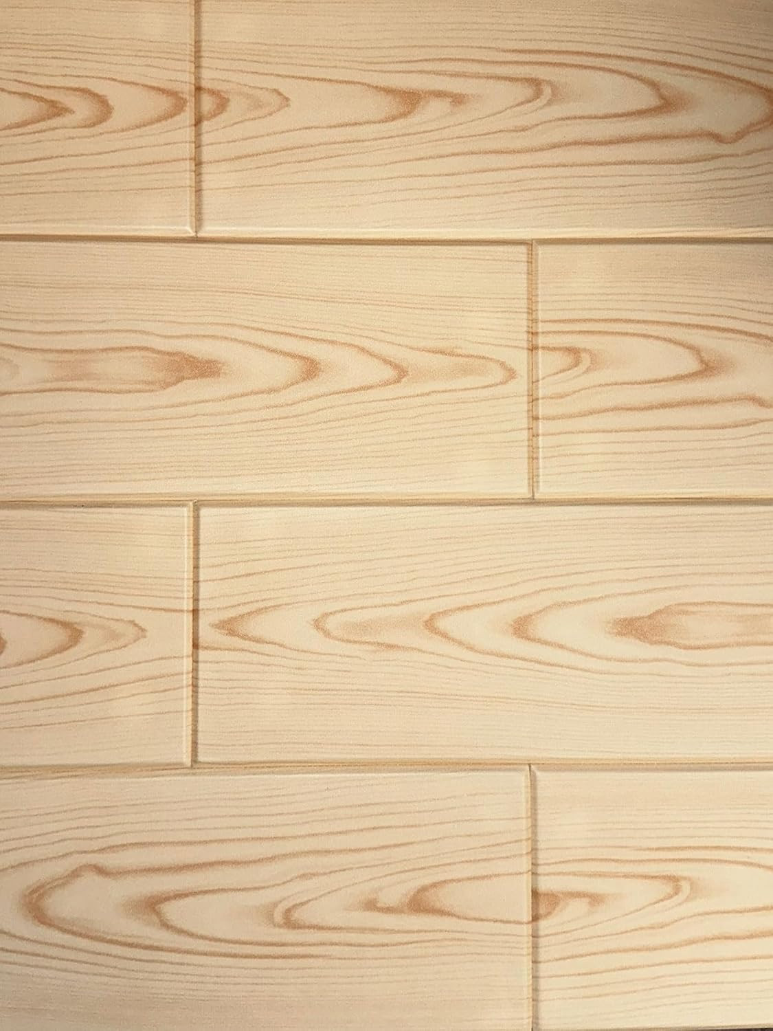 Natural Maple Foam Wood Ceiling Planks – 39″x6″, 96 Pack, 156 Sq.Ft.