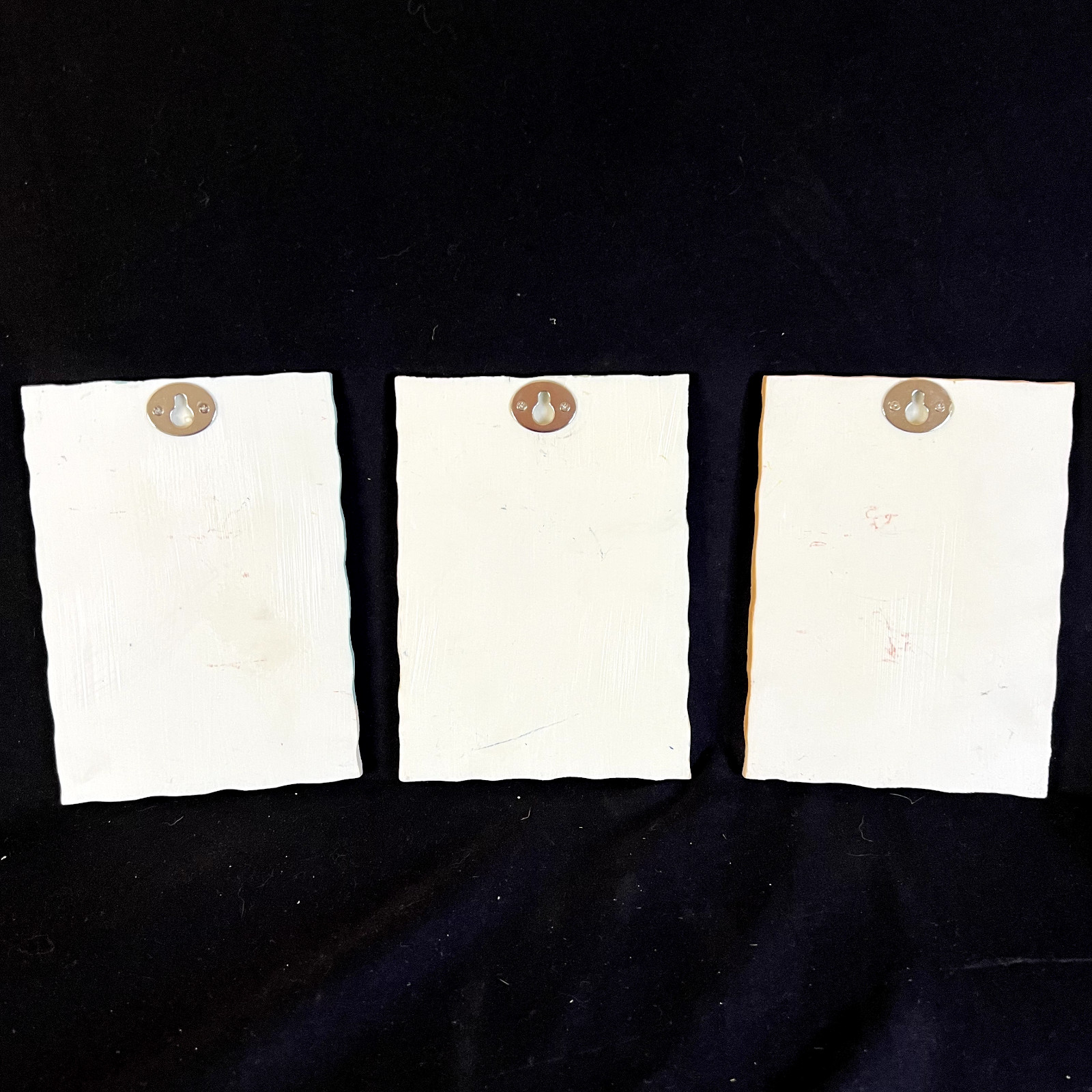Lot of 3 Resin Wall Tiles 4.5″ x 6″ Twenties, Thirties, Forties