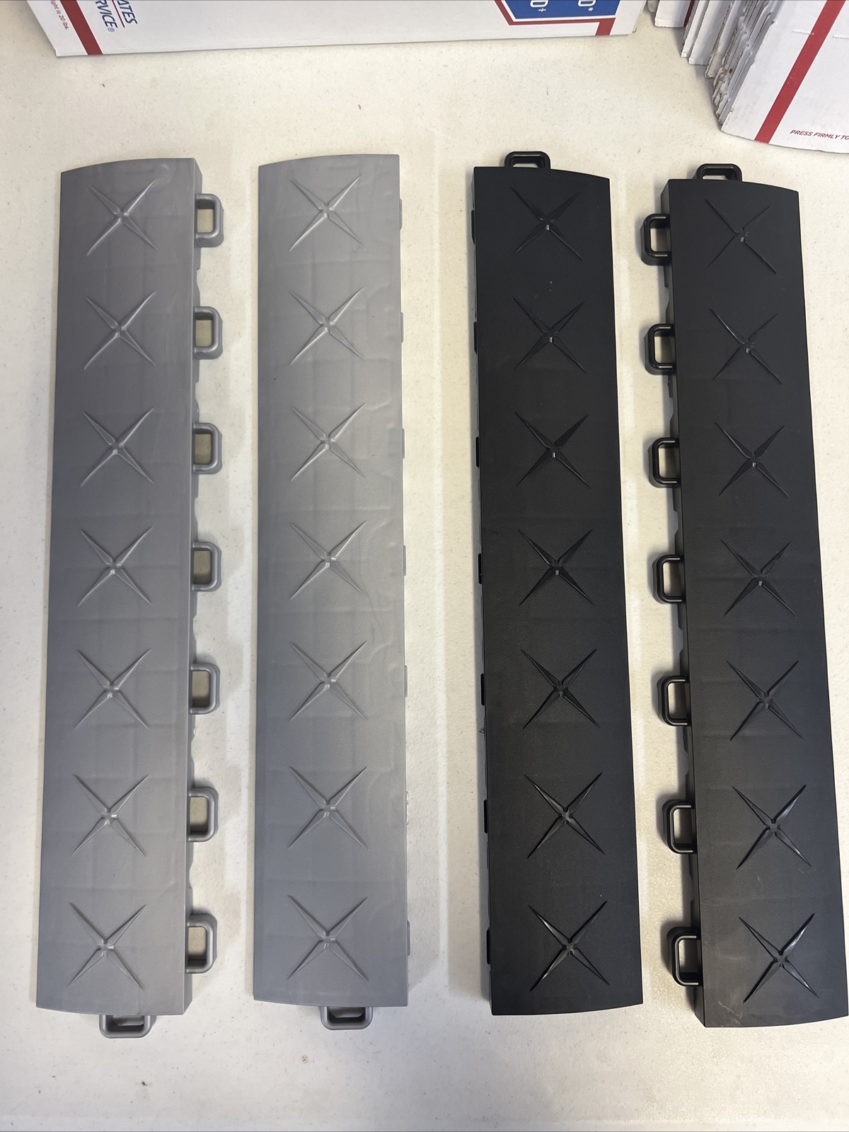 Black … HYBRID-X garage floor tiles. 50 square feet 17” X 17” MADE IN USA