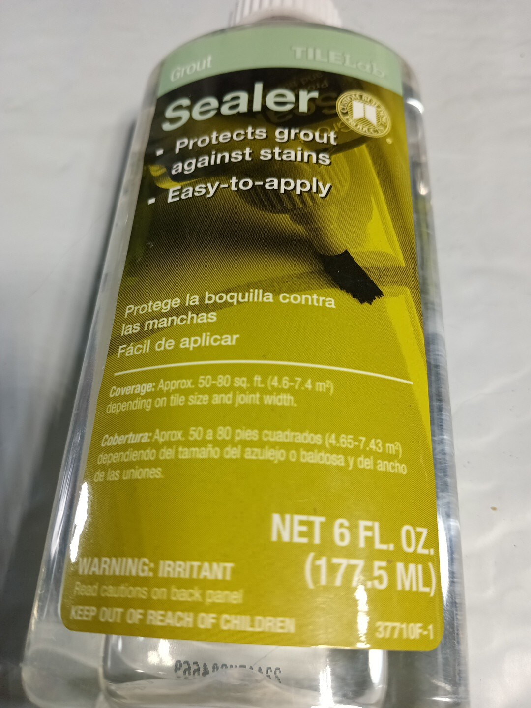 The Tilelab 6 Oz. Grout Sealer is a liquid penetrating sealer