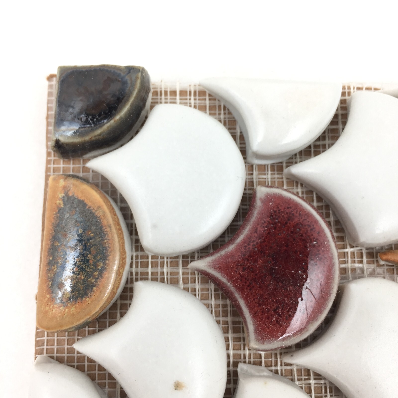 Handmade Ceramic Tile Mosaic Feature Panel Ready To Install 5.75″ x 5.75″ x 3/8″