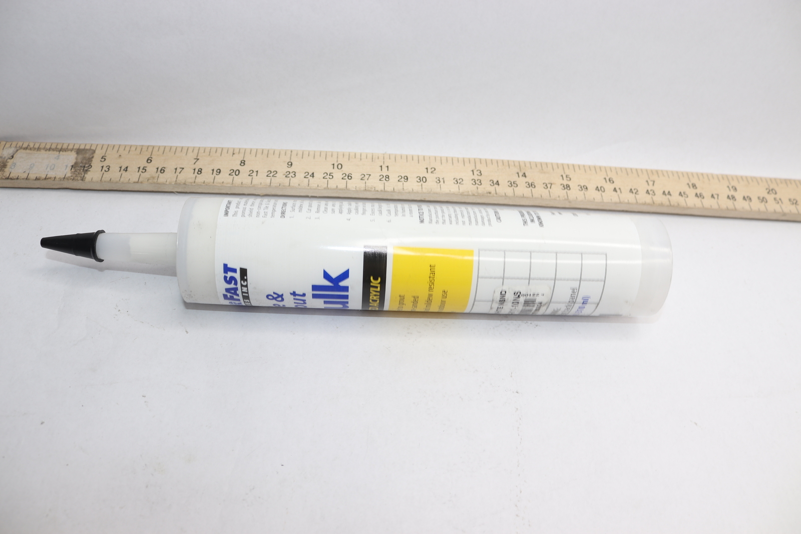 ColorFast Non Sanded Paintable Latex Caulk Snow White 10.1-Oz. CA-C-011-10NS