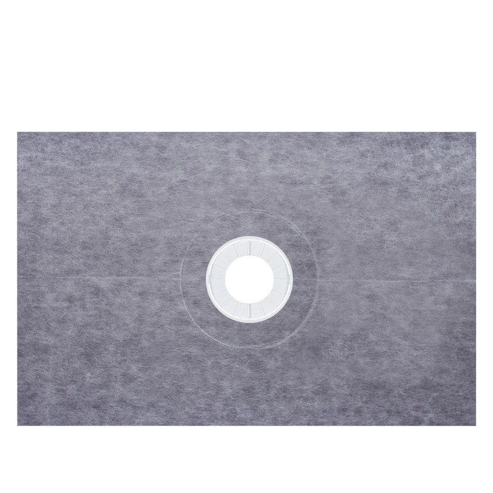Waterproofing Shower Curb Kit Shower Kit Tray 38″x60″ w/Central Drain PVC