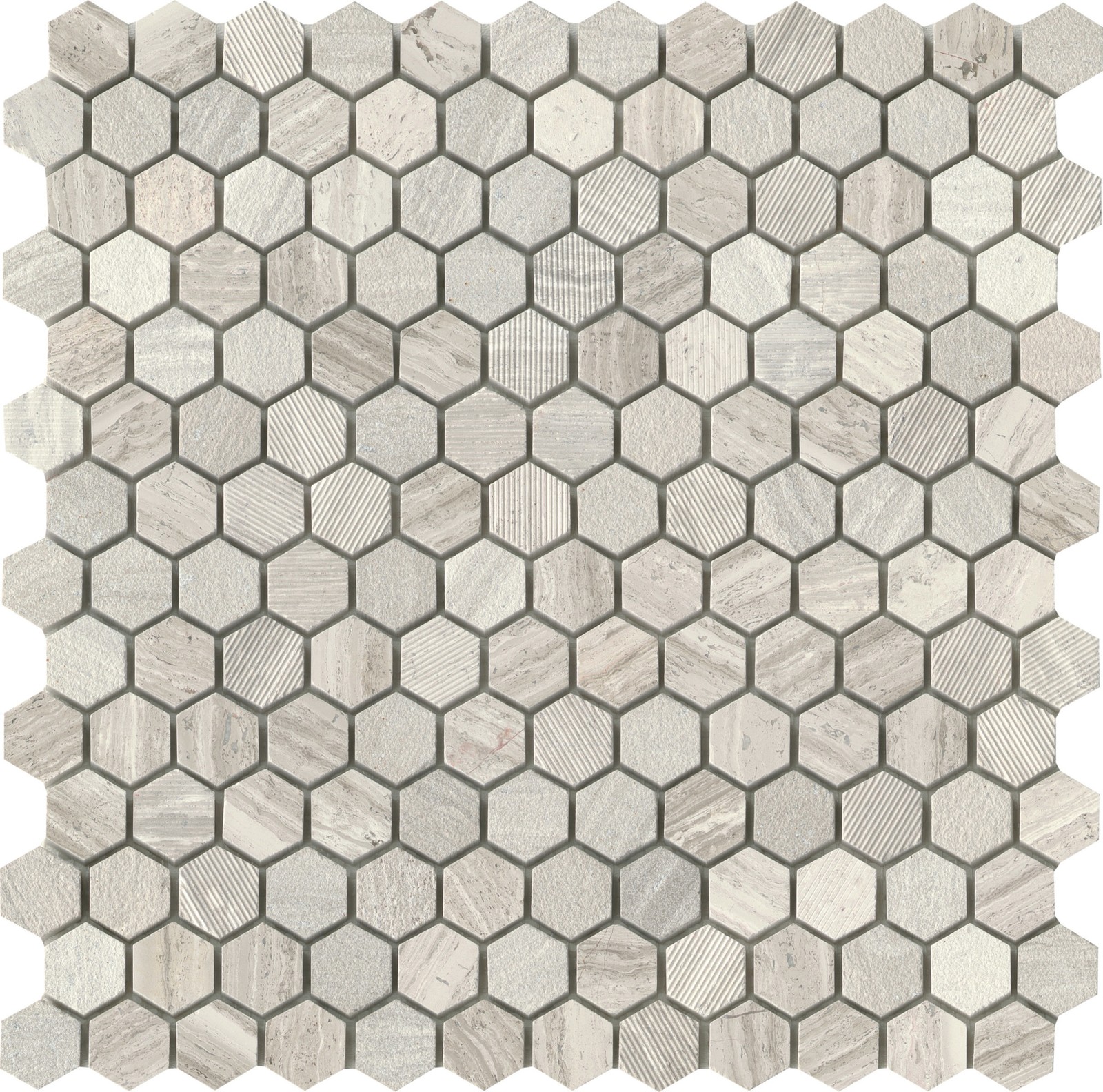 Emser Tile M05METR1212M1HV2 Marble – 12″ x 12″ Geometric Wall – Off White
