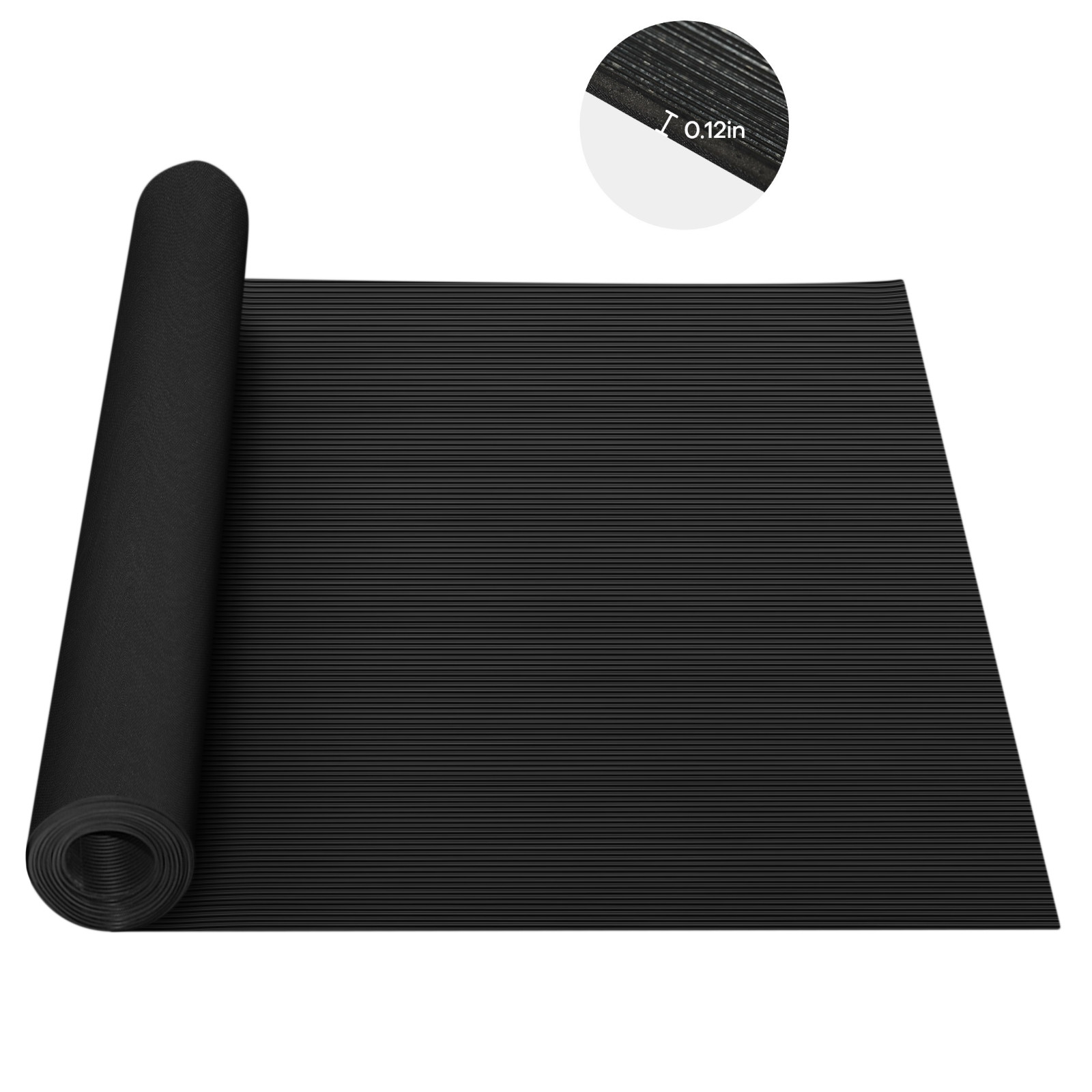 17’x5′ Garage Floor Mat Roll 3mm Thickened Anti-Slip Gym Trailer Floor Protector